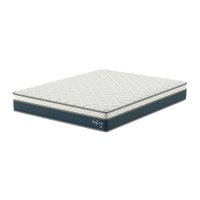 Colchão Queen Safira Molas Ensacadas (26x158x198) Azul e Branco