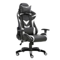 Cadeira Gamer Craft Preta e Branca