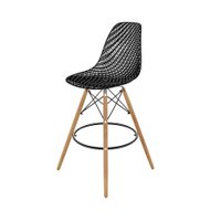 Banqueta Eames Maglia Preta