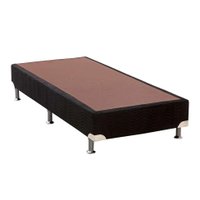 Base para Cama Box Solteiro Camurça I Preta