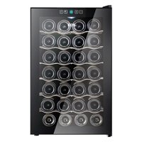 Adega Climatizada 28 Garrafas EOS Sommelier com Painel Touch Full Glass Eletrônica EAE28 Bivolt