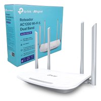 Roteador TP-Link Archer C50 W, Dual Band (2.4GHz/5GHz), AC1200, 4 Antenas, MU-MIMO, IPv6, Branco ARCHER C50 AC1200