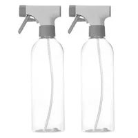 Kit 2 Borrifadores Multiuso 500ml Flow Bege C/ Trava de Segurança Spray Plástico Ou