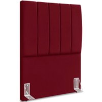Cabeceira Solteiro 90cm Allia Suede Vinho RM