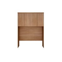 Módulo de Quarto Casal Armário Ponte Aéreo /Queen 167cm Rizon/Linea c/ 4 Portas Cumaru - Novo Horizonte