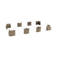 Multiuso de Cozinha Kit 8 Pés PVC B110 Nogal - Kappesberg