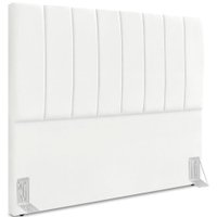 Cabeceira Casal 140cm Allia Suede Branco RM