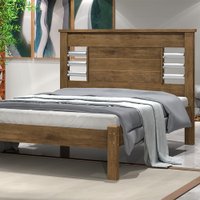 Cama de Casal Raissa Flex Jequitibá/Off White - J&a Móveis