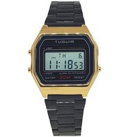 Relógio Unissex Tuguir Digital TG30320 - Preto e Dourado