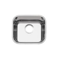 Cuba de embutir Tramontina Lavínia 40x34 em Aço Inox Auto brilho Sem Válvula