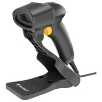 Leitor de Código de Barras Newland, USB, 1D, GTIN, Febraban, 300 Scans/Seg, Preto -  NLS-HR1150P-30