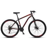 Bicicleta Colli Athena Aro 29 athena Shimano 21 marchas Preto/Vermelho
