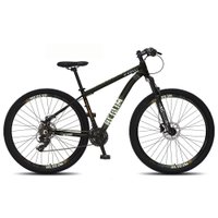 Bicicleta Colli Berlim Aro 29 Shimano 21 Marchas Preto/Verde/Laranja