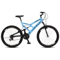 Bicicleta Colli GPS Aro 26 Aero com 21 Marchas Azul