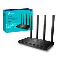 Roteador TP-Link Archer C6 V4, AC1300, Gigabit, MU-MIMO, Wi-Fi 5, Dual Band, OneMesh, 4 Antenas
