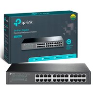 Switch Gigabit TP-Link TL-SG1024D, 24 Portas 10/100/1000, de Mesa/Montável em Rack