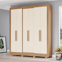 Guarda Roupa Solteiro 06 Portas 03 Gavetas B366 Briz