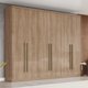 Guarda Roupa 6 Portas 3 Gavetas Jade Henn
