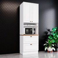 Paneleiro Torre Quente 1 Forno Com Tampo Amy Casa 812