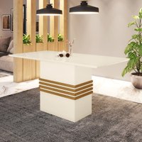 Mesa de Jantar com Tampo em MDF 160cm Melinda Casa 812