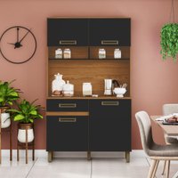 Cozinha Compacta 4 Portas 1 Gaveta B109 Briz