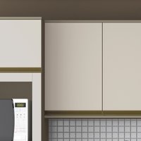 Armário Aéreo de Cozinha 40 Cm 1 Porta Connect Henn Off White