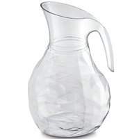 Jarro De Plástico C/ Alça 2,3L Jarra Tango Para Água E Suco Transparente Translúcido UZ