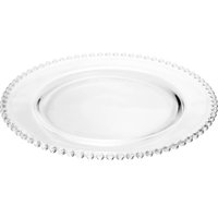 Sousplat Wolff De Cristal Pearl Redondo P/ Mesa Posta 32cm Incolor Avulso
