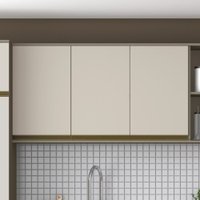 Armário Aéreo 03 Portas 120cm Cozinha Évelin Henn