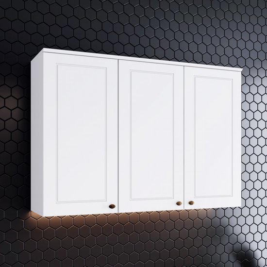 Armário Aéreo de Cozinha 120 Cm Amy Casa 812