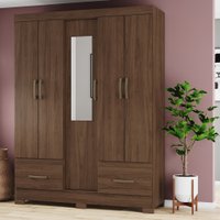 Guarda Roupa 5 Portas 2 Gavetas B60 Briz
