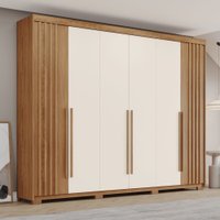 Guarda Roupa Casal 6 Portas 4 Gavetas Flex Henn