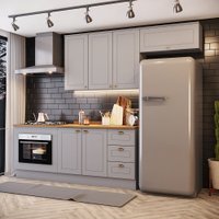Cozinha Compacta C/ Balcão Forno De Embutir Amy Casa 812
