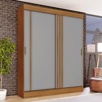 Guarda Roupa Solteiro 2 Portas 2 Gavetas Marcel Casa 812