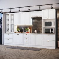 Cozinha Completa 6 Peças Com Cristaleira Amy Casa 812