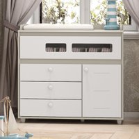 Cômoda Aquarela 4 Gavetas 1 Porta Henn