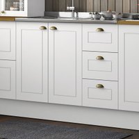 Balcão de Cozinha Pia 120 Cm 3 Gavetas 2 Portas Americana Henn
