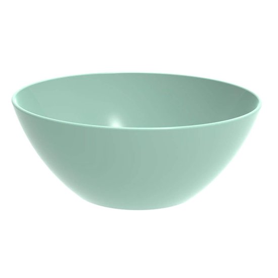 Tigela Pequena Crippa Travessa Redonda 2,3L Servir Salada Sobremesa Verde Menta