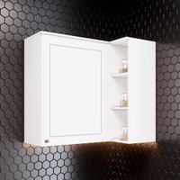 Armário Aéreo de Cozinha Canto Reto 1 Porta Amy Casa 812