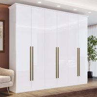 Guarda Roupa Casal 6 Portas 3 Gavetas Spazio Casa 812
