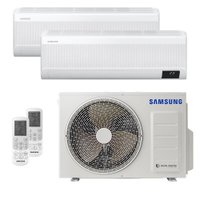 Ar-Condicionado Multi Split Inverter 18000 BTUs Samsung Quente e Frio (1 Evap. HW  9000 + 1 Evap. HW 12000) 220V