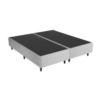 Base Box Sommier King 193x203cm Columbus Inducol CR35247E Cinza