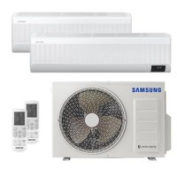 Ar-Condicionado Multi Split Inverter 18000 BTUs Samsung Quente e Frio (1 Evap. HW 9000 + 1 Evap. HW 18000) 220V