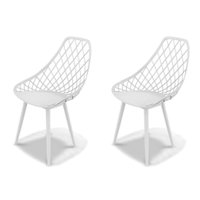 Conjunto com 2 Cadeiras Kaila Garden Branco