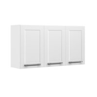 Arm&aacute;rio A&eacute;reo Floren&ccedil;a 105cm com 3 Portas Branco Itatiaia