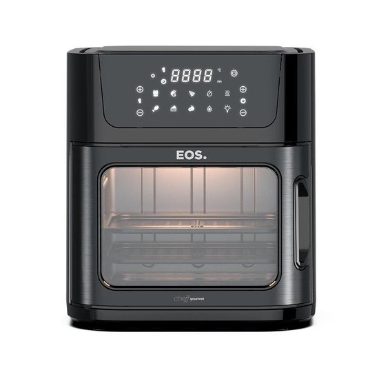 Fritadeira Air Fryer Oven EOS 15 Litros Digital Inox All Black EAF15IP 110V