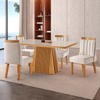 Sala de Jantar Áustria Lisboa Mesa 4 Cadeiras L J Móveis