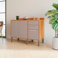 Balcão de Cozinha 3 Portas e 2 Gavetas Paris Sallêto Móveis