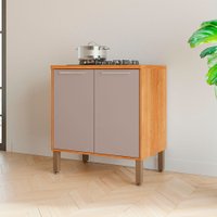 Balcão para Cooktop 2 Portas Paris Sallêto Móveis