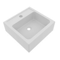 Cuba para Banheiro Branca 35x11,5x34cm BN3630 Tecnomobili